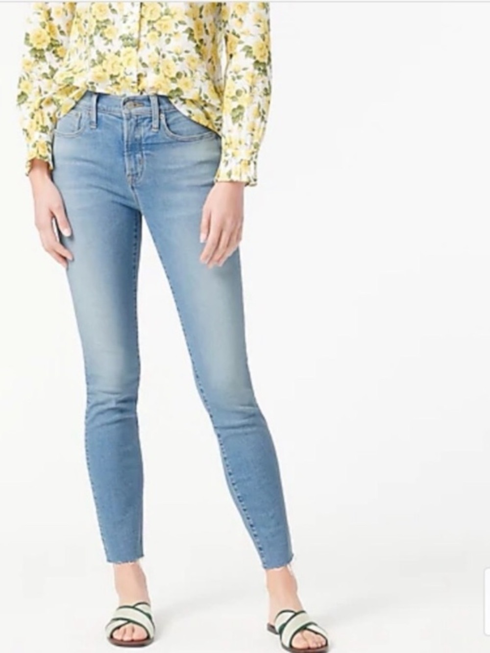 J Crew 9" High-rise Toothpick Jean In Hamden Wash